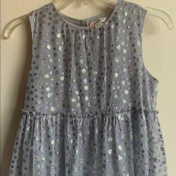 Crewcuts grey glittery dress - Picture 3 of 5